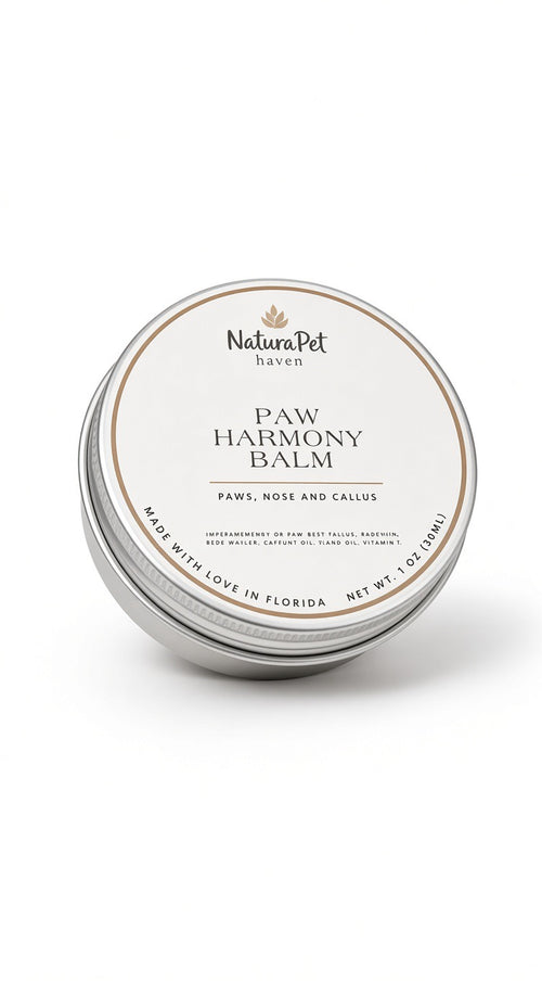 Paw Harmony Balm 2 oz tin – Natural Moisturizing Grass-Fed Tallow Balm for Dogs by NaturaPet Haven